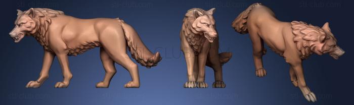 3D model Wolf Pack (STL)